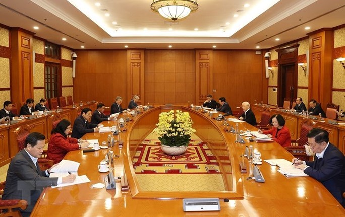 Tổng Bí thư Nguyễn Phú Trọng chủ trì cuộc họp của Ban Bí thư - Ảnh 2.