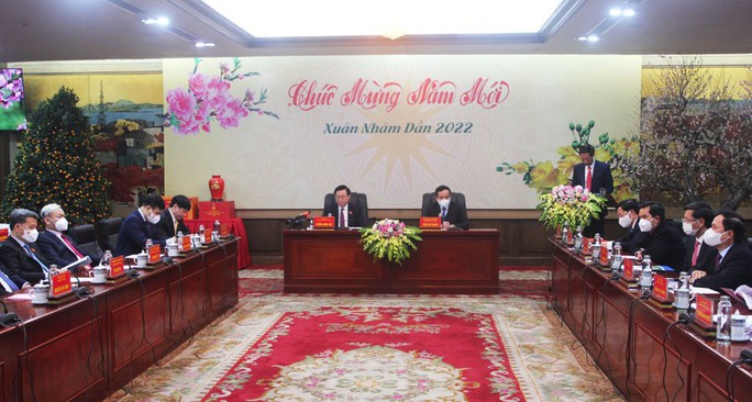 Chủ tịch Quốc hội Vương Đình Huệ làm việc với Ban Thường vụ Thành ủy Hải Phòng - Ảnh 2.