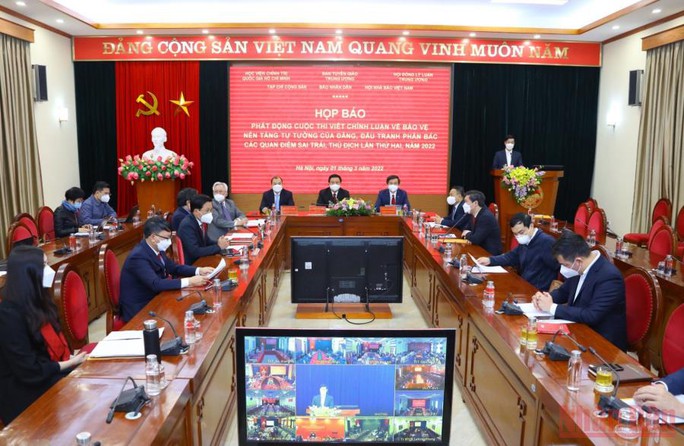Phát động cuộc thi viết chính luận về bảo vệ nền tảng tư tưởng của Đảng - Ảnh 2.