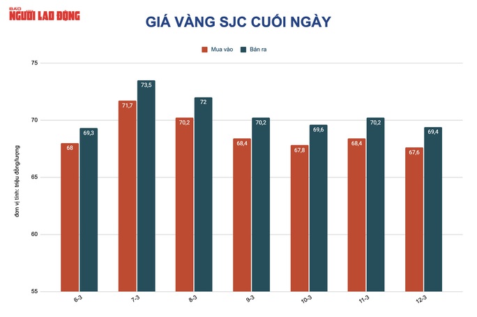 Giá vàng hôm nay 13-3: Biến động dữ dội trong tuần, dự báo tiếp tục tăng - Ảnh 2.