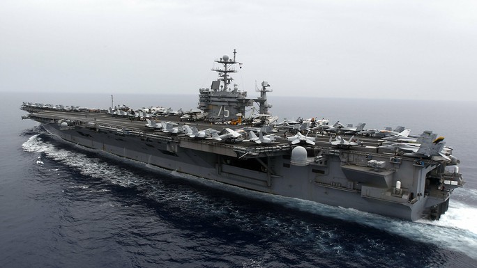 Mỹ đưa tàu sân bay tới Địa Trung Hải răn đe Nga - Ảnh 1.