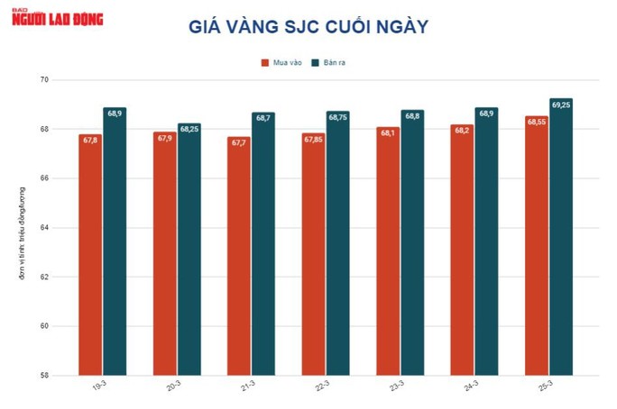 Giá vàng hôm nay 26-3:  Lao xuống rồi vọt lên do Mỹ cấm giao dịch vàng với Nga - Ảnh 2.