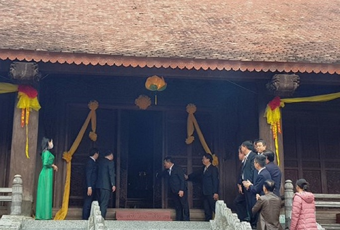 Chính điện Lam Kinh - công trình gỗ lim lớn nhất Việt Nam mở cửa đón khách tham quan - Ảnh 2.