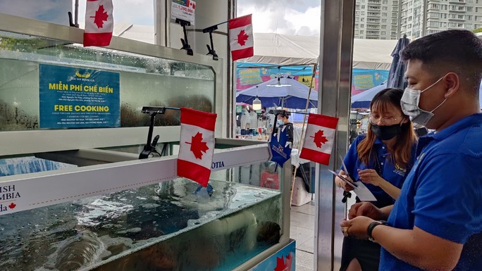 Nhân sâm Canada, hải sản nước lạnh thu hút người Việt - Ảnh 3.