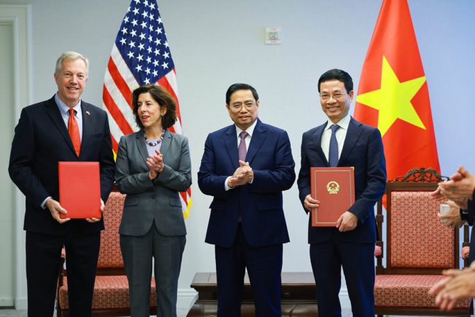 Thủ tướng Phạm Minh Chính gặp Bộ trưởng Tài chính, Thương mại Mỹ - Ảnh 6.