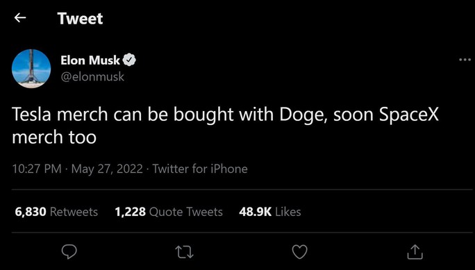 Elon Musk làm điều bất ngờ khiến giá đồng Dogecoin tăng vọt - Ảnh 1.