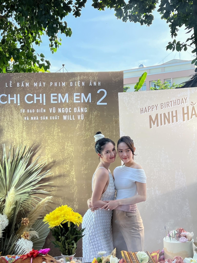 Sau tiệc cưới, Minh Hằng đóng phim cùng Ngọc Trinh - Ảnh 2.