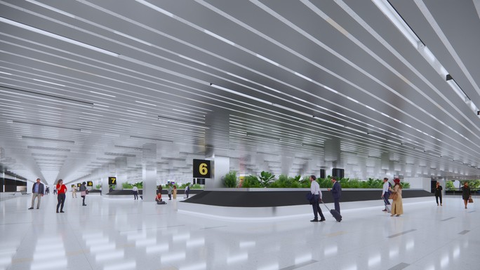 Ý tưởng thiết kế nhà ga T3 Tân Sơn Nhất lấy từ hình ảnh chiếc áo dài - Ảnh 3.