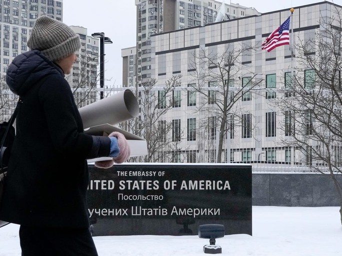 Đại sứ quán Mỹ tại Ukraine cảnh báo an ninh - Ảnh 1.