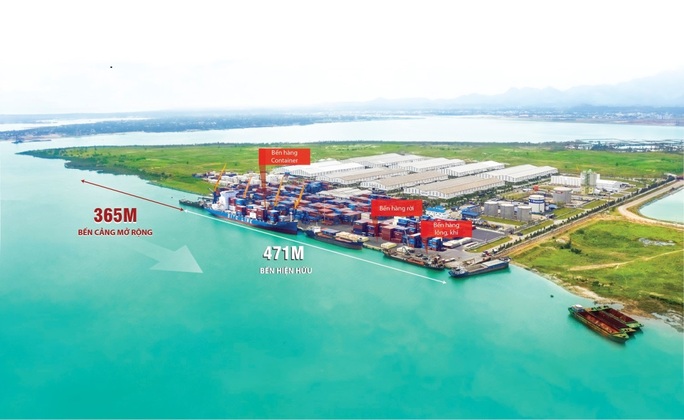 Đầu tư bến cảng 5 vạn tấn tạo đà phát triển dịch vụ logistics tại miền trung - Ảnh 1.