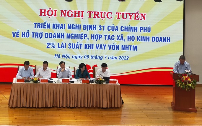 Gói hỗ trợ lãi suất 2%: Đề nghị hỗ trợ hơn 16 ngàn tỉ đồng trong năm 2022 - Ảnh 1.