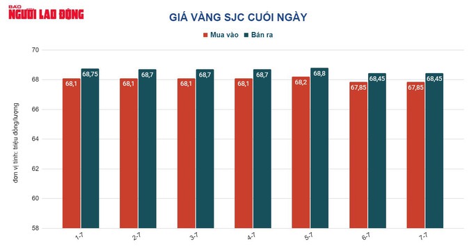 Giá vàng hôm nay 8-7: Biến động giằng co - Ảnh 2.