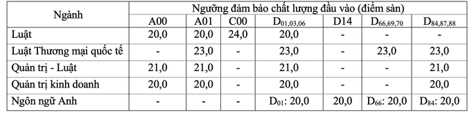 Học phí ngành cao nhất Trường ĐH Luật TP HCM là 165 triệu đồng/năm - Ảnh 1.