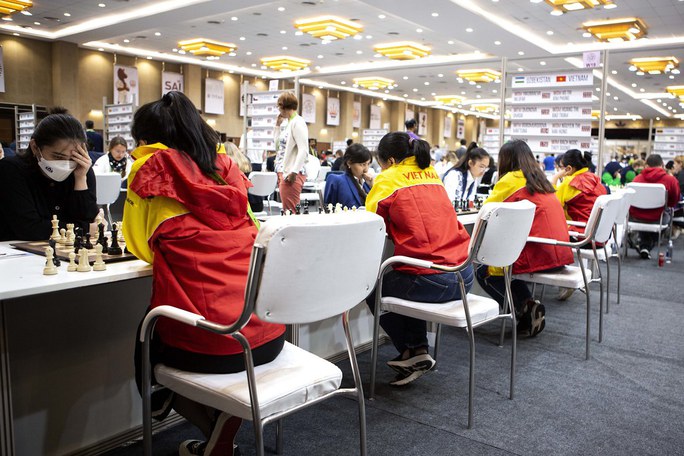 Tuyển nữ Việt Nam thắng Uzbekistan, xếp hạng 17 Olympiad cờ vua - Ảnh 3.
