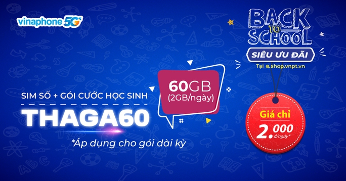 VinaPhone tung gói cước Thả ga siêu data dành cho sinh viên mùa tựu trường - Ảnh 1.