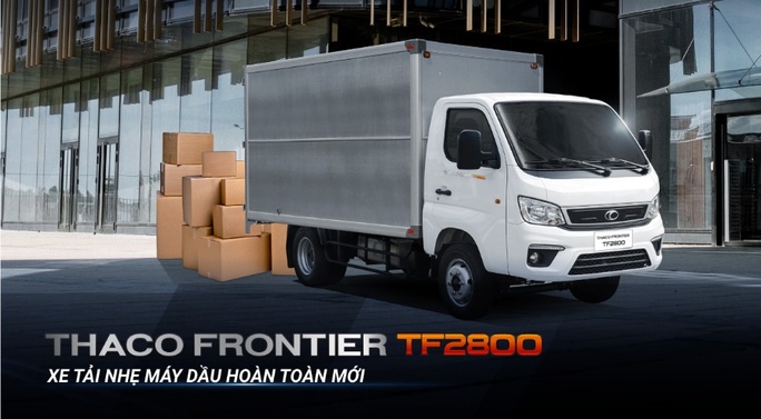 Thaco Frontier TF2800 - xe tải nhẹ máy dầu hoàn toàn mới - Ảnh 1.