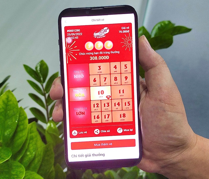 Sau 10 phút chơi Bingo18 trên Vietlott SMS, có thể trúng 120 triệu đồng - Ảnh 3.