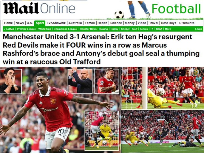 Báo chí Anh phát cuồng với màn hồi sinh của Man United  - Ảnh 1.