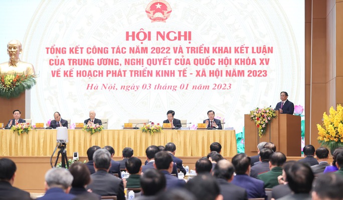 Tổng Bí thư Nguyễn Phú Trọng: Không chủ quan, thỏa mãn với những thành tích đã đạt được - Ảnh 2.