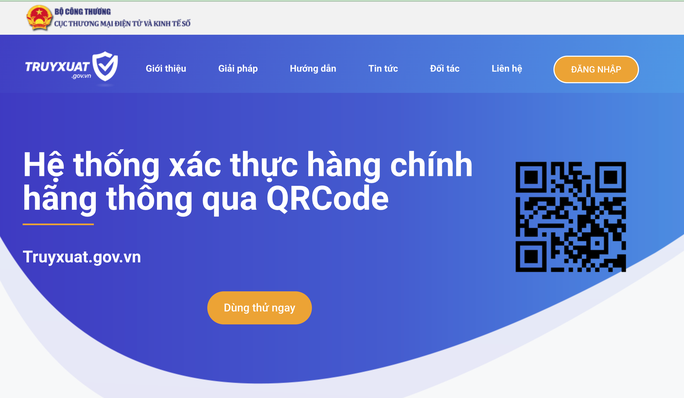 Công cụ truy xuất nguồn gốc hàng chính hãng - Ảnh 1.