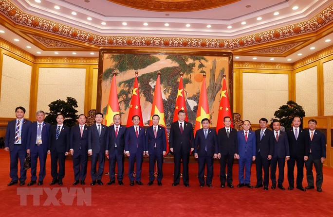 Chủ tịch nước Võ Văn Thưởng hội kiến Tổng Bí thư, Chủ tịch Trung Quốc Tập Cận Bình - Ảnh 7.