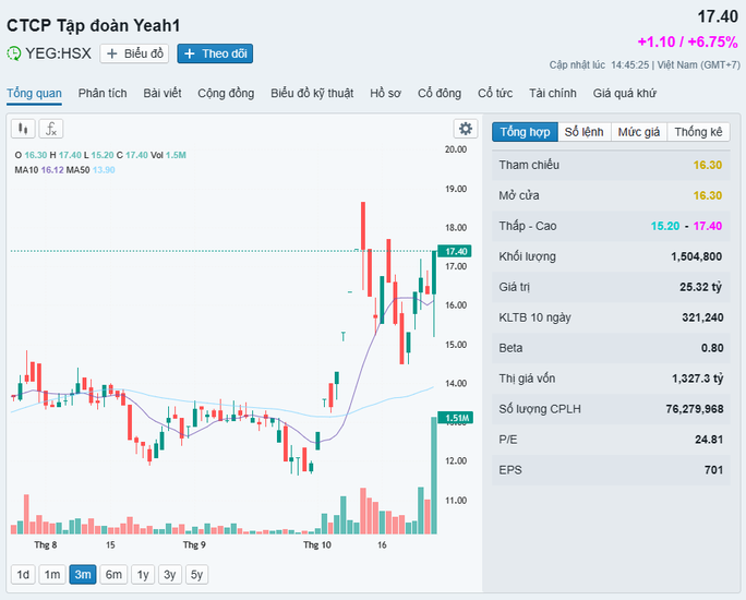 Một cổ phiếu ngược dòng tăng kịch trần dù cả thị trường chìm trong sắc đỏ - Ảnh 1.