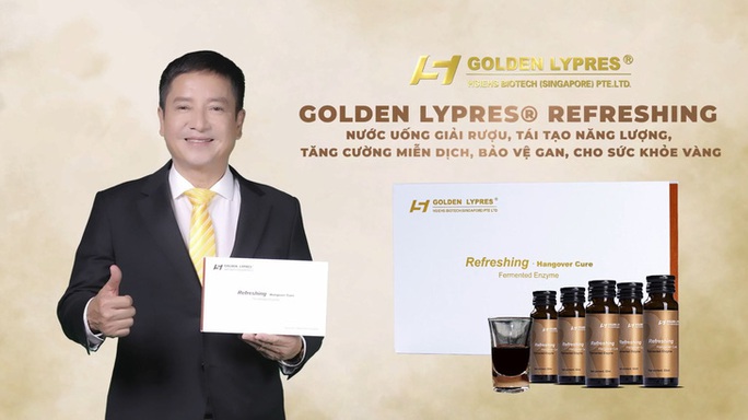 Nước uống giải rượu bảo vệ gan từ cốt thanh long Golden Lypres® Refreshing - Ảnh 1.