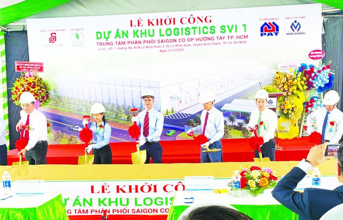 Khởi công kho Saigon Co.op hướng TâyTP HCM - Ảnh 1.