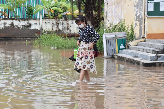 3 địa phương ở miền Tây bị triều cường bủa vây - Ảnh 6.