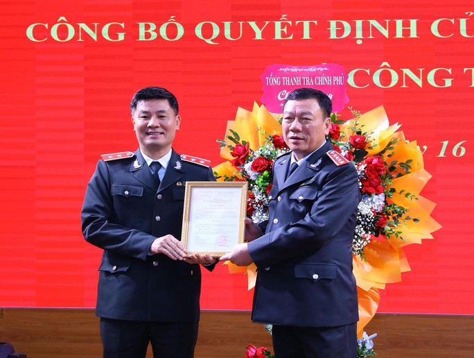 Trao quyết định bổ nhiệm tân Phó Tổng Thanh tra Chính phủ - Ảnh 1. Trao quyết định bổ nhiệm tân Phó Tổng Thanh tra Chính phủ - Ảnh 1.