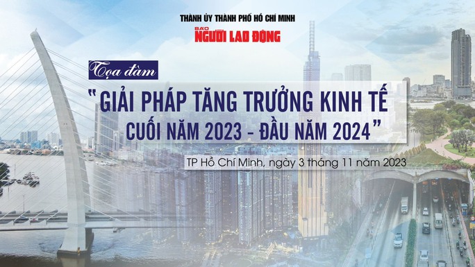 Báo Người Lao Động tổ chức tọa đàm Giải pháp tăng trưởng kinh tế cuối năm 2023 - đầu năm 2024 - Ảnh 1.