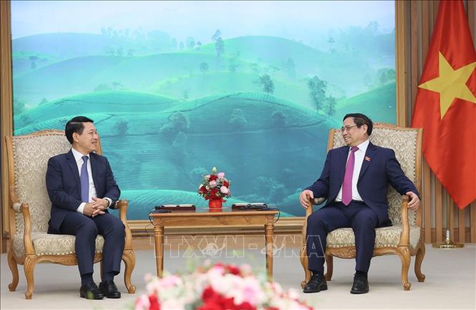 Thủ tướng Phạm Minh Chính tiếp Phó Thủ tướng, Bộ trưởng Ngoại giao Lào - Ảnh 4. Thủ tướng Phạm Minh Chính tiếp Phó Thủ tướng, Bộ trưởng Ngoại giao Lào - Ảnh 4.
