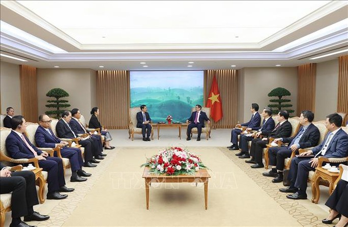 Thủ tướng Phạm Minh Chính tiếp Phó Thủ tướng, Bộ trưởng Ngoại giao Lào - Ảnh 3. Thủ tướng Phạm Minh Chính tiếp Phó Thủ tướng, Bộ trưởng Ngoại giao Lào - Ảnh 3.