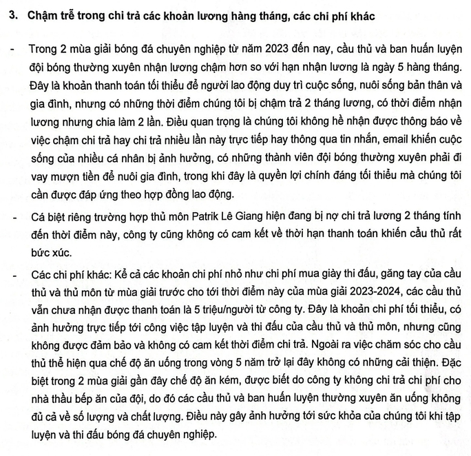 CLB TP HCM nói về thông tin nợ lương, thưởng cầu thủ đến 30 tỉ đồng - Ảnh 4. CLB TP HCM nói về thông tin nợ lương, thưởng cầu thủ đến 30 tỉ đồng - Ảnh 4.