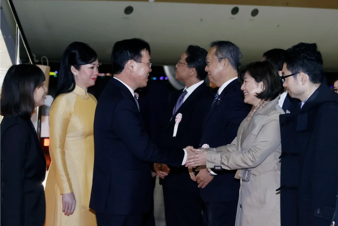 Chủ tịch nước Võ Văn Thưởng đến Tokyo, bắt đầu thăm chính thức Nhật Bản - Ảnh 1. Chủ tịch nước Võ Văn Thưởng đến Tokyo, bắt đầu thăm chính thức Nhật Bản - Ảnh 1.