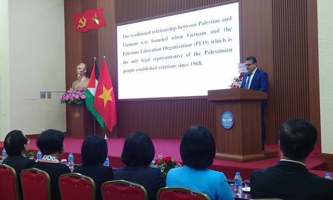 Kỷ niệm Ngày quốc tế đoàn kết với nhân dân Palestine tại Hà Nội - Ảnh 4.