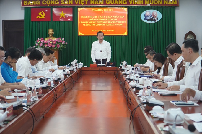 Chủ tịch UBND TP HCM: Không để bị rượt đuổi tỉ lệ giải ngân vốn đầu tư công - Ảnh 1. Chủ tịch UBND TP HCM: Không để bị rượt đuổi tỉ lệ giải ngân vốn đầu tư công - Ảnh 1.