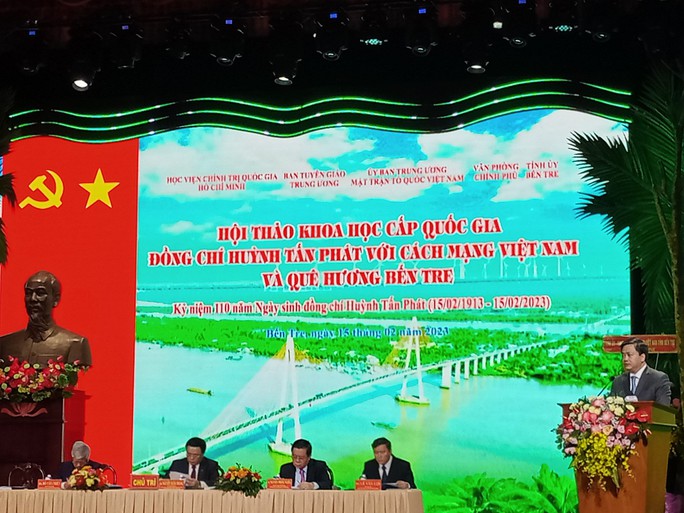 Hội thảo khoa học cấp quốc gia về đồng chí Huỳnh Tấn Phát - Ảnh 1.
