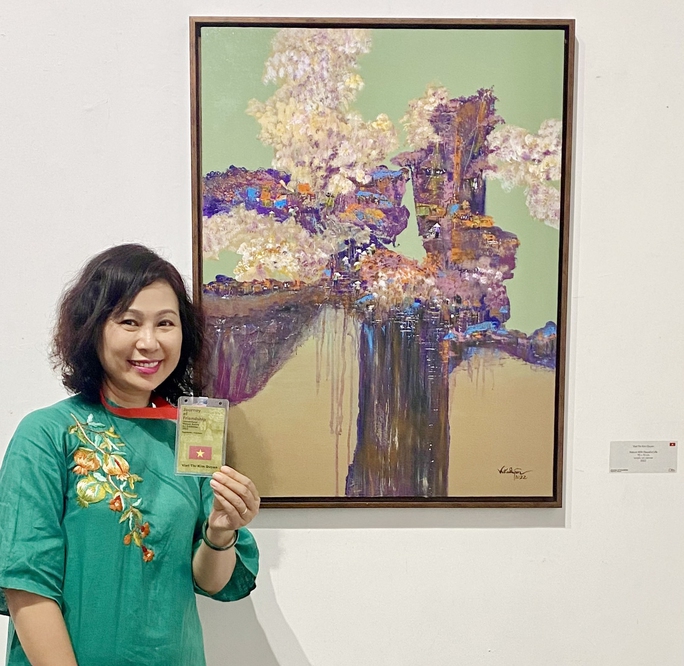 Nhiều họa sĩ nữ Việt Nam tham gia triển lãm quốc tế - Ảnh 6.