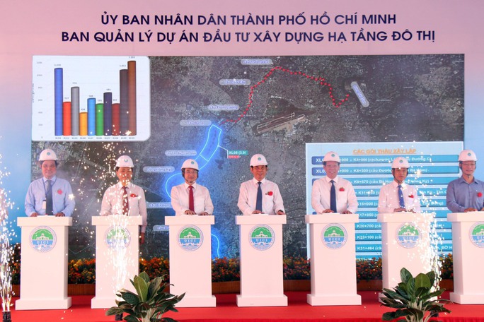 TP HCM: Khởi công dự án 8.200 tỉ đồng đi qua 7 quận, huyện