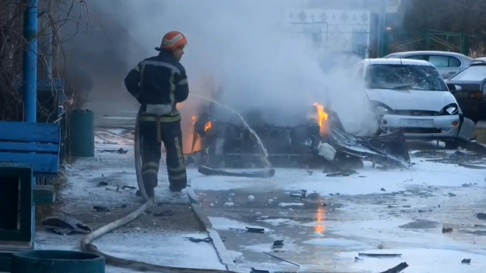 “Tấn công khủng bố” ở vùng Nga vừa sáp nhập, nổ tung bom xe - Ảnh 1.