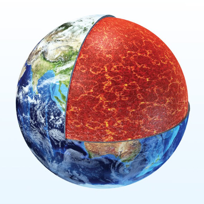 Phát hiện cấu trúc hoàn toàn mới của Trái Đất, tan chảy một nửa - Ảnh 1.