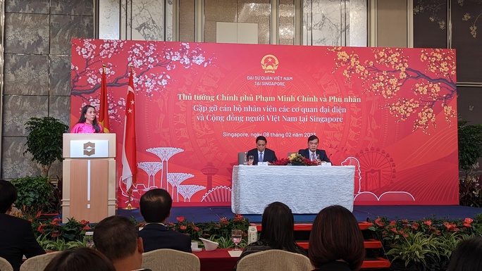 Thủ tướng Phạm Minh Chính gặp gỡ kiều bào tại Singapore - Ảnh 2.