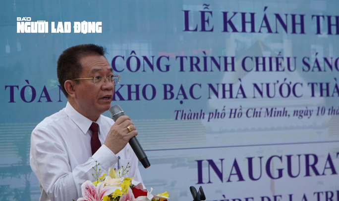 Khánh thành Công trình chiếu sáng mỹ thuật tòa nhà Kho bạc Nhà nước TP HCM - Ảnh 2.