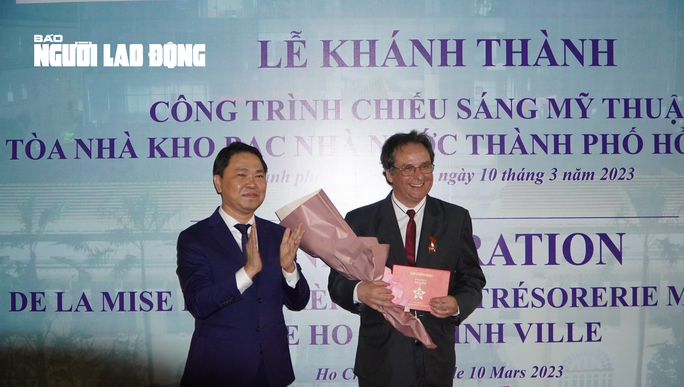Khánh thành Công trình chiếu sáng mỹ thuật tòa nhà Kho bạc Nhà nước TP HCM - Ảnh 1.