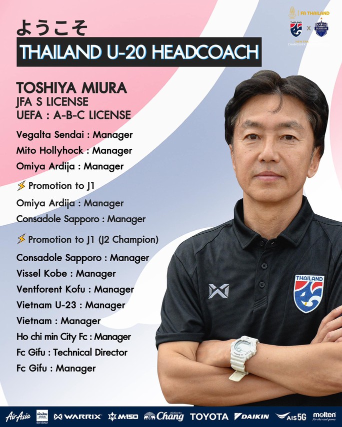 Thái Lan mời cựu HLV Việt Nam về dẫn dắt đội U20 - Ảnh 1.