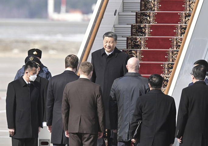 Chủ tịch Trung Quốc Tập Cận Bình đã đến Nga - Ảnh 1.