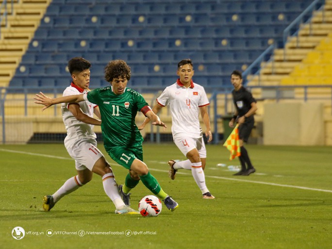 U23 Việt Nam thua đậm trận ra quân Doha Cup 2023 - Ảnh 7.