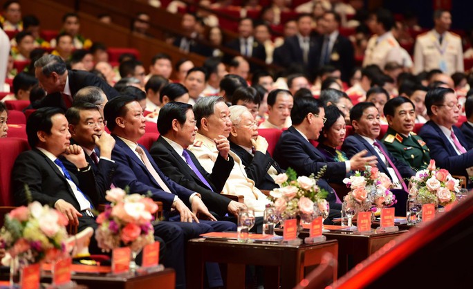 Tổng Bí thư Nguyễn Phú Trọng, Chủ tịch nước Võ Văn Thưởng dự lễ kỷ niệm Ngày truyền thống CAND - Ảnh 5.