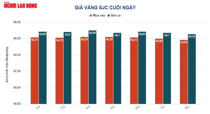 Giá vàng hôm nay 10-3: Tăng tiếp khi cổ phiếu quốc tế bị bán tháo - Ảnh 2.